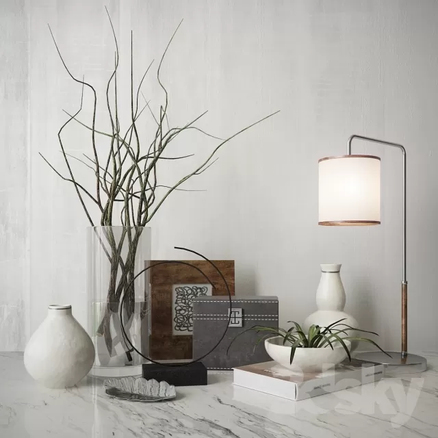 DECORATION – DECORATIVE SET – 3DS MAX MODELS – 469