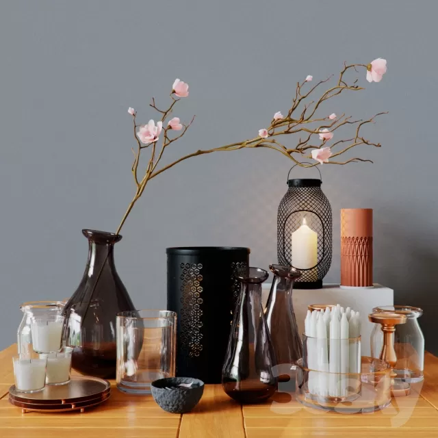 DECORATION – DECORATIVE SET – 3DS MAX MODELS – 501