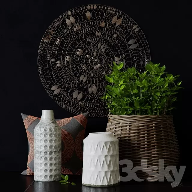 DECORATION – DECORATIVE SET – 3DS MAX MODELS – 511