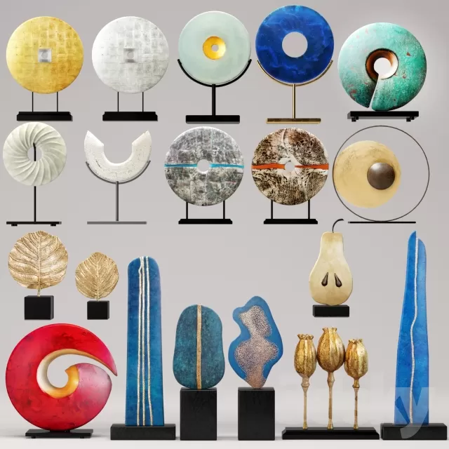 DECORATION – DECORATIVE SET – 3DS MAX MODELS – 521