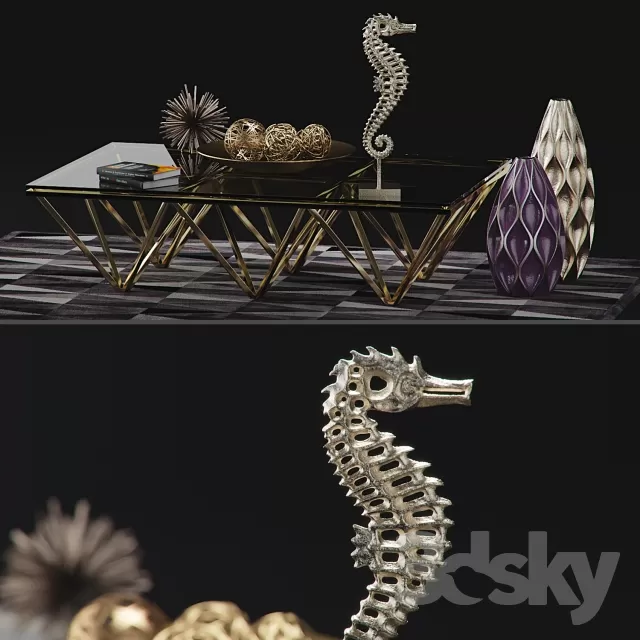 DECORATION – DECORATIVE SET – 3DS MAX MODELS – 530