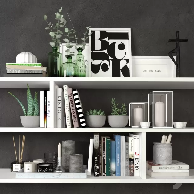 DECORATION – DECORATIVE SET – 3DS MAX MODELS – 546