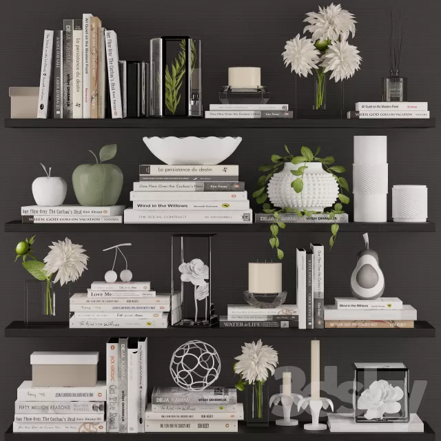 DECORATION – DECORATIVE SET – 3DS MAX MODELS – 547