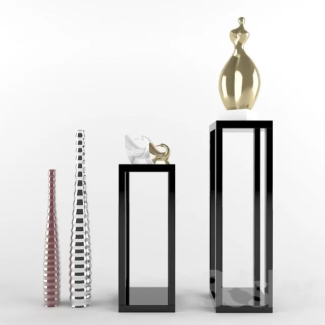 DECORATION – DECORATIVE SET – 3DS MAX MODELS – 554 DECORATION – DECORATIVE SET – 3DS MAX MODELS – 554