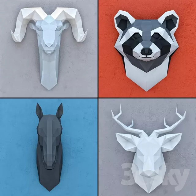 DECORATION – DECORATIVE SET – 3DS MAX MODELS – 632