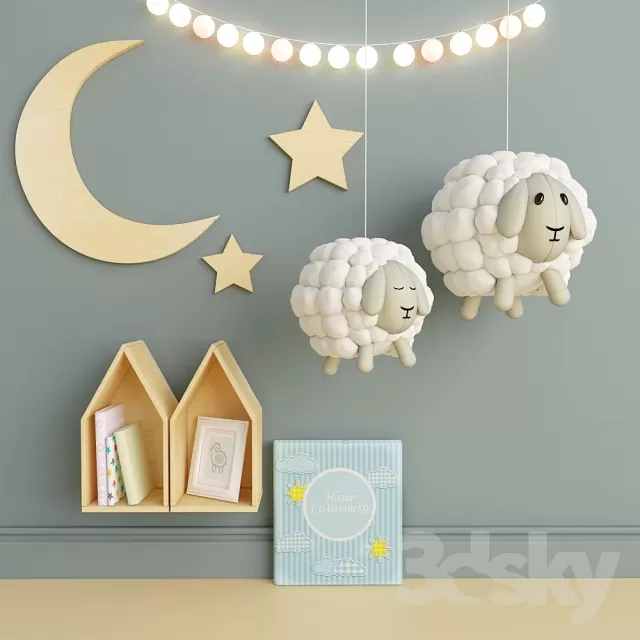 DECORATION – DECORATIVE SET – 3DS MAX MODELS – 647