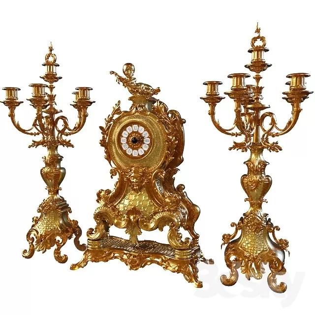 DECORATION – DECORATIVE SET – 3DS MAX MODELS – 673