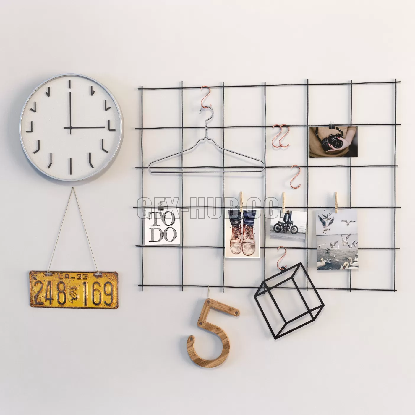 DECORATION – Decorative set with mesh keeper DECORATION – Decorative set with mesh keeper