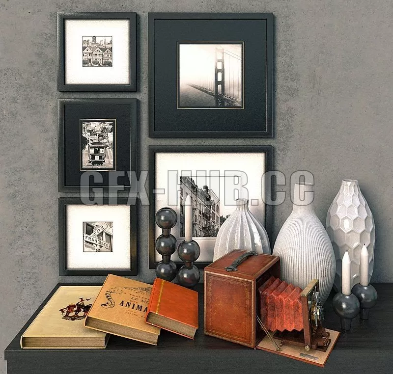 DECORATION – Decorative set with pictures DECORATION – Decorative set with pictures