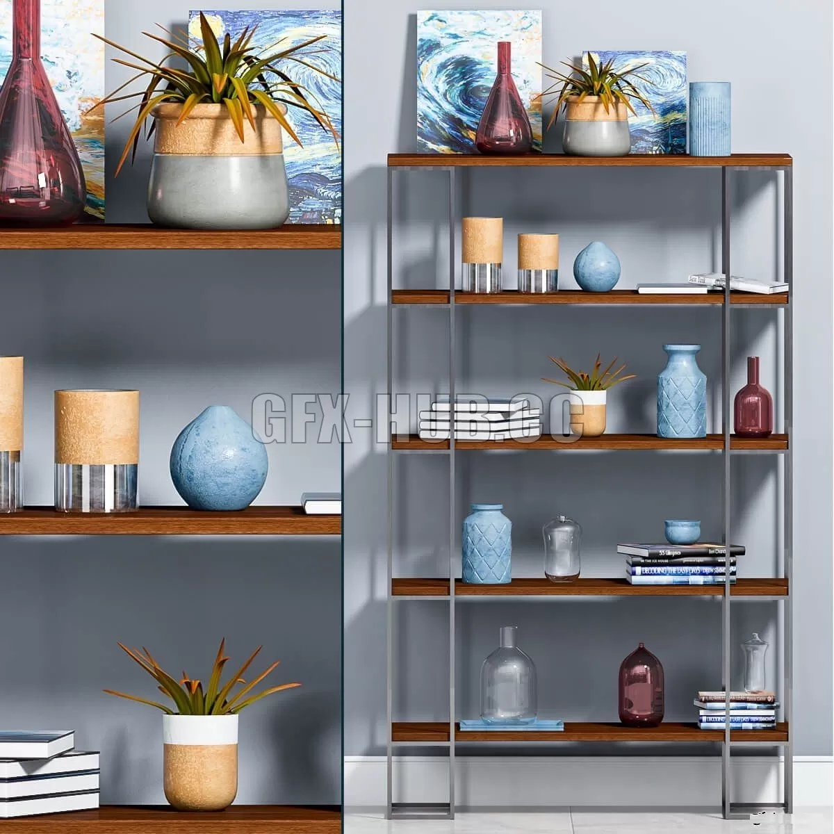 DECORATION – Decorative shelf -3 DECORATION – Decorative shelf -3