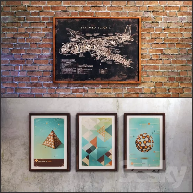 DECORATION – FRAME – 3DDD 3DSKY MODELS – 049