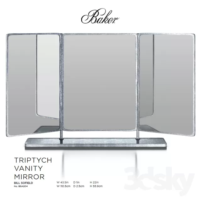 DECORATION – MIRROR – 3DS SKY MODELS – 054