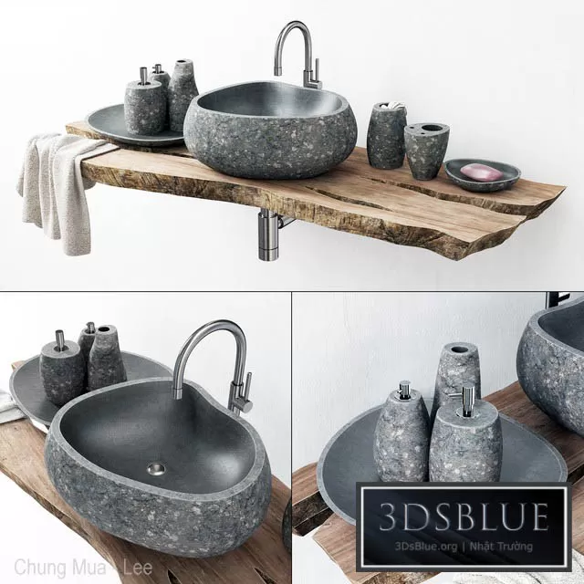 BATHROOM – WASH BASIN – 3DSKY Models – 1813