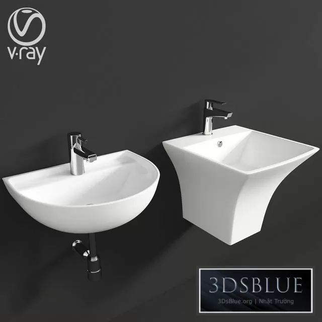 BATHROOM – WASH BASIN – 3DSKY Models – 1851