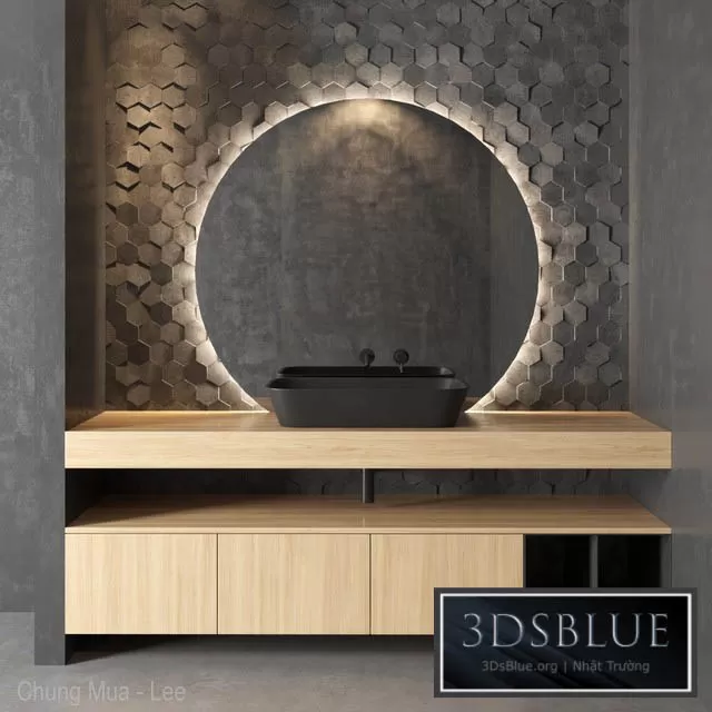 BATHROOM – WASH BASIN – 3DSKY Models – 1858
