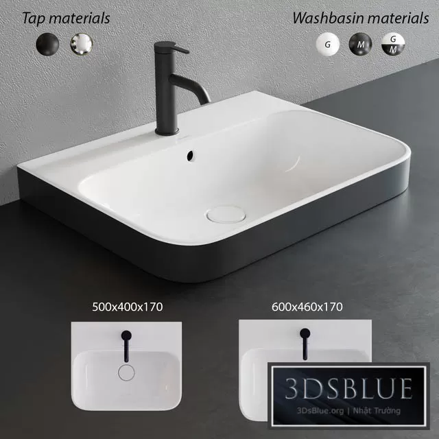 BATHROOM – WASH BASIN – 3DSKY Models – 1866
