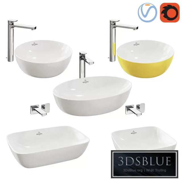 BATHROOM – WASH BASIN – 3DSKY Models – 1868