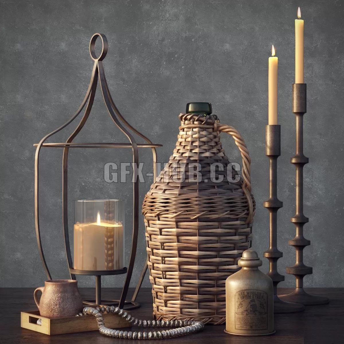DECORATION – Pottery barn decoration set 02