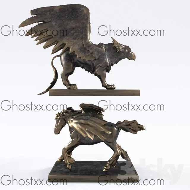 DECORATION – SCULPTURE – 3D MODELS – 040