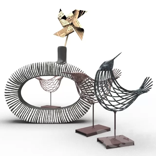 DECORATION – SCULPTURE – 3D MODELS – 044