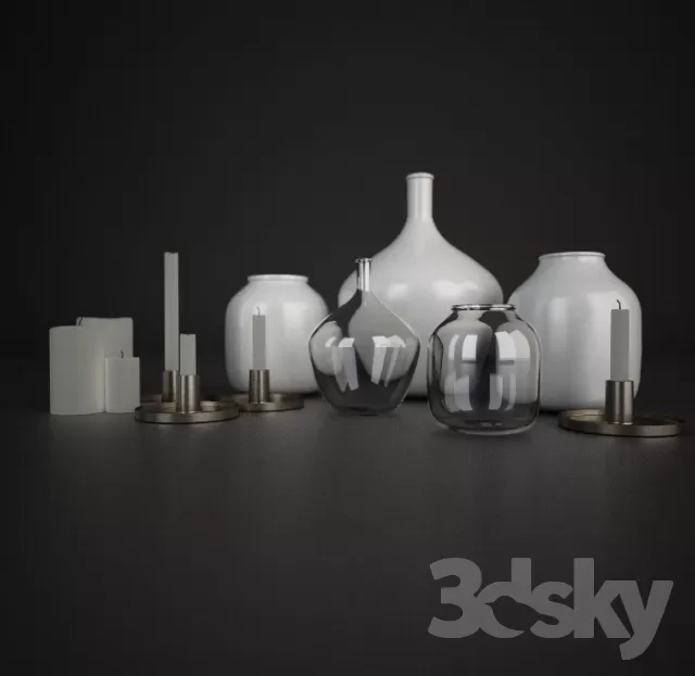 DECORATION – VASE – 3DDD 3DSKY MODELS – 029