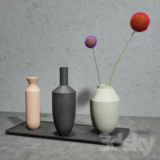 DECORATION – VASE – 3DDD 3DSKY MODELS – 105