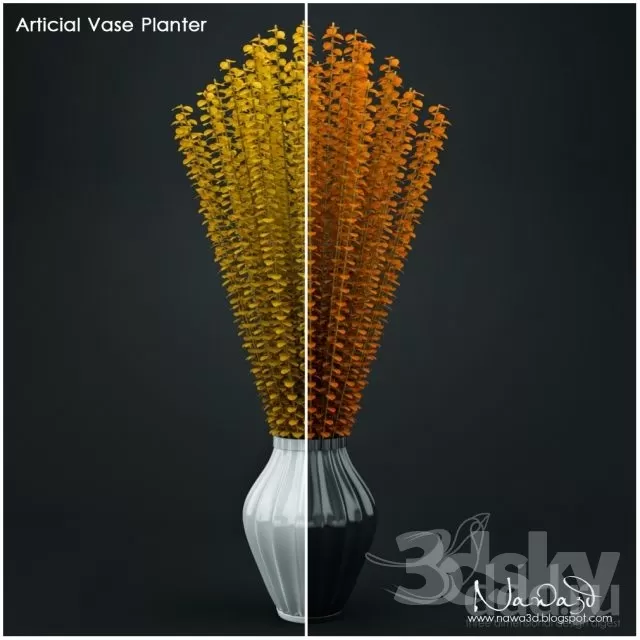 DECORATION – VASE – 3DDD 3DSKY MODELS – 136