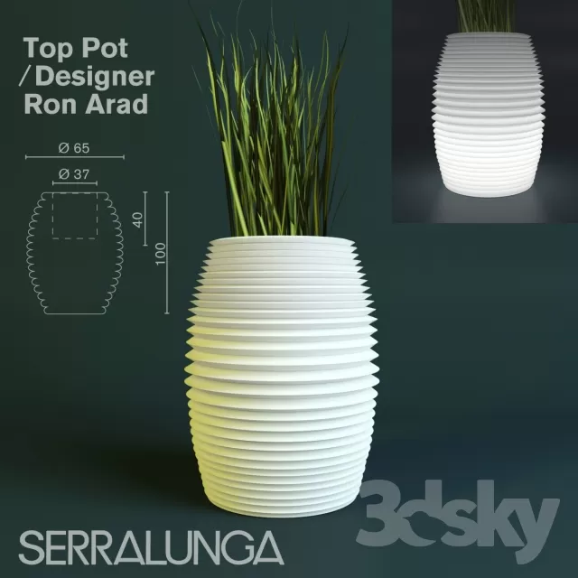 DECORATION – VASE – 3DDD 3DSKY MODELS – 158