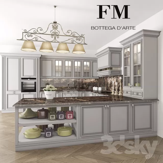 KITCHEN – DINING SETS – 3DSKYMODELS – 024