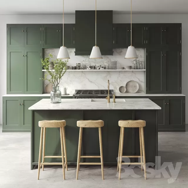 KITCHEN – DINING SETS – 3DSKYMODELS – 025