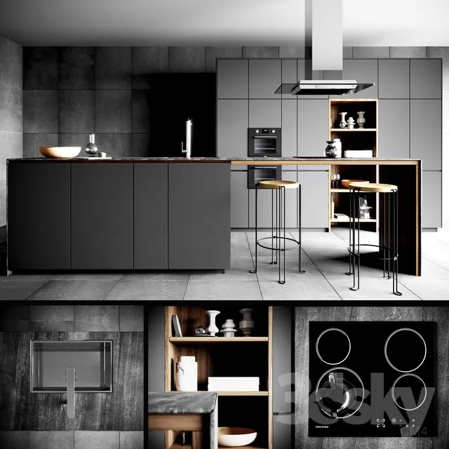 KITCHEN – DINING SETS – 3DSKYMODELS – 049