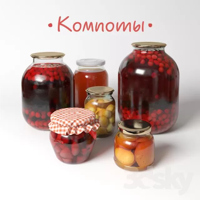 KITCHEN – FOOD AND DRINKS – 3DS MAX – 017