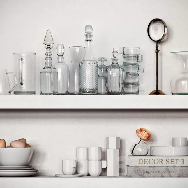 KITCHEN – TABLEWARE 3D MODELS – 001