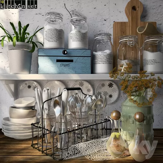 KITCHEN – TABLEWARE 3D MODELS – 008