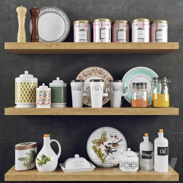 KITCHEN – TABLEWARE 3D MODELS – 129