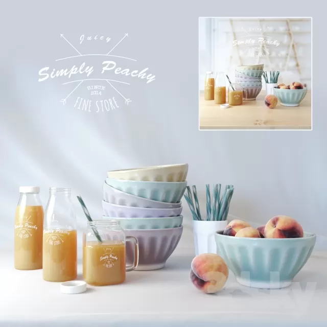 KITCHEN – TABLEWARE 3D MODELS – 137