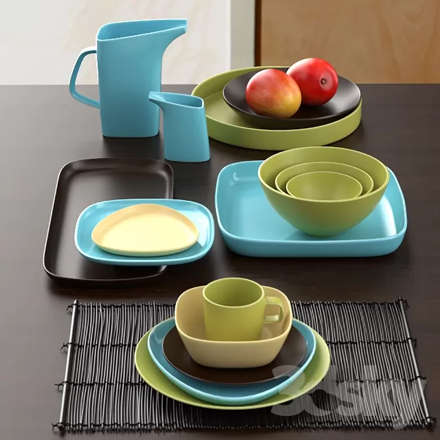 KITCHEN – TABLEWARE 3D MODELS – 144