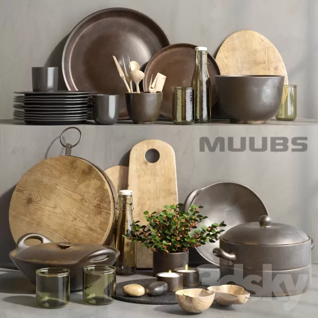 KITCHEN – TABLEWARE 3D MODELS – 179