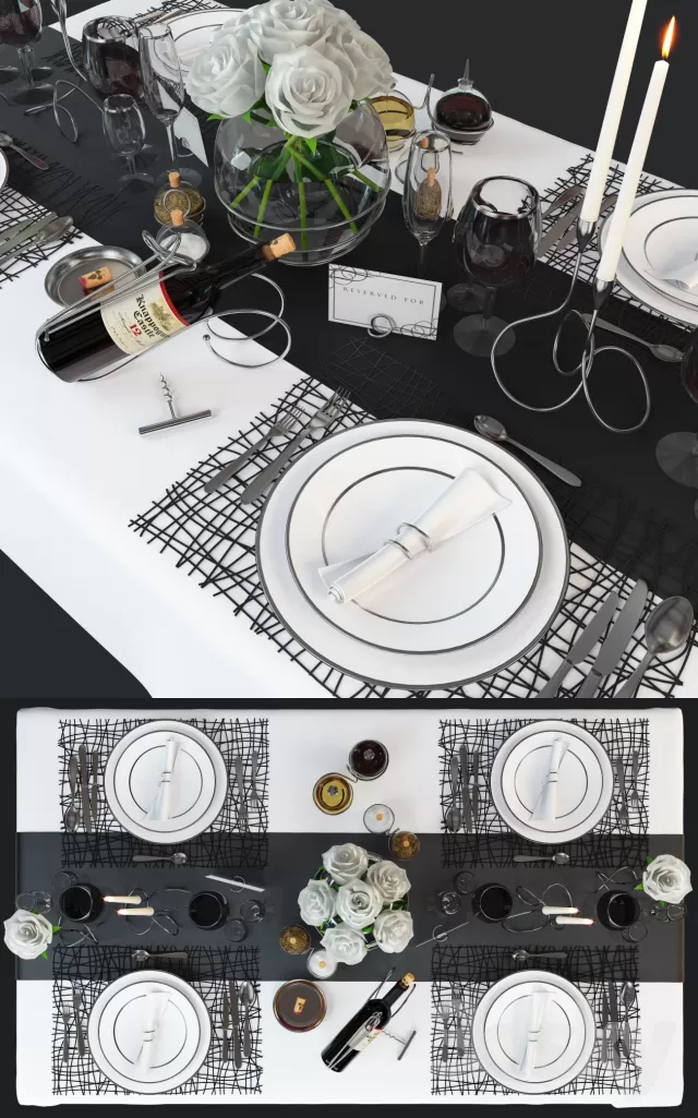 KITCHEN – TABLEWARE 3D MODELS – 236