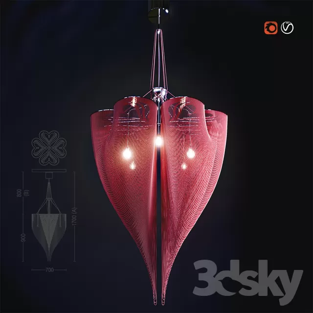 LIGHTING – CEILING LIGHT – 3DS MAX MODELS – 184