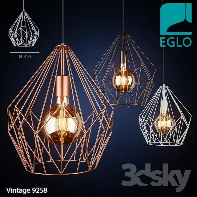 LIGHTING – CEILING LIGHT – 3DS MAX MODELS – 219