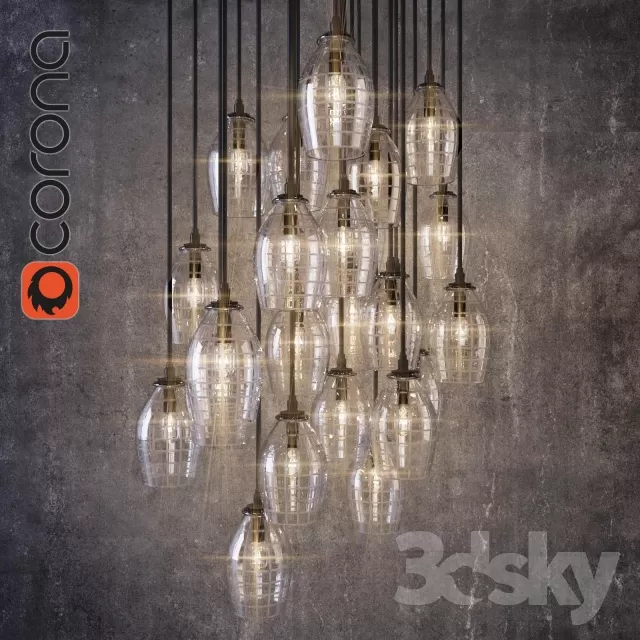 LIGHTING – CEILING LIGHT – 3DS MAX MODELS – 270