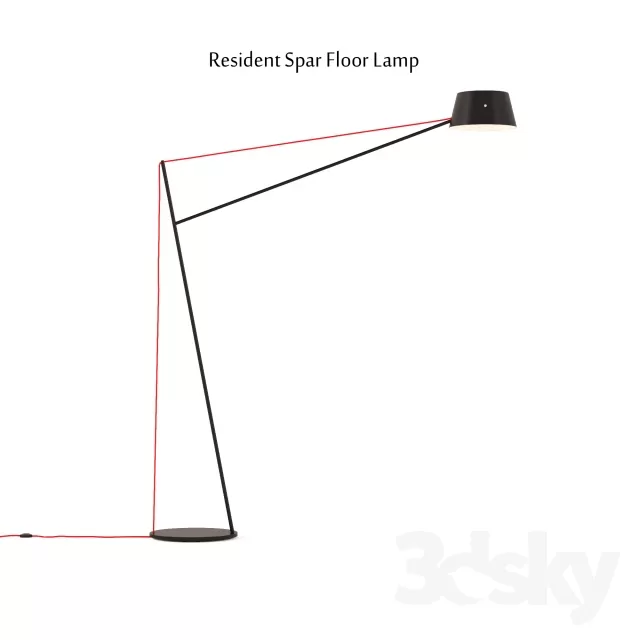 LIGHTING – FLOOR LAMP – 3DS MAX MODELS – 040