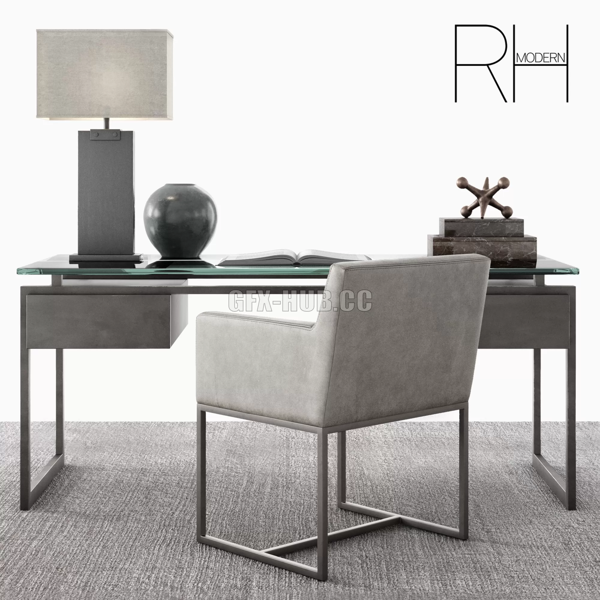 OFFICE – RH Latour Desk Set