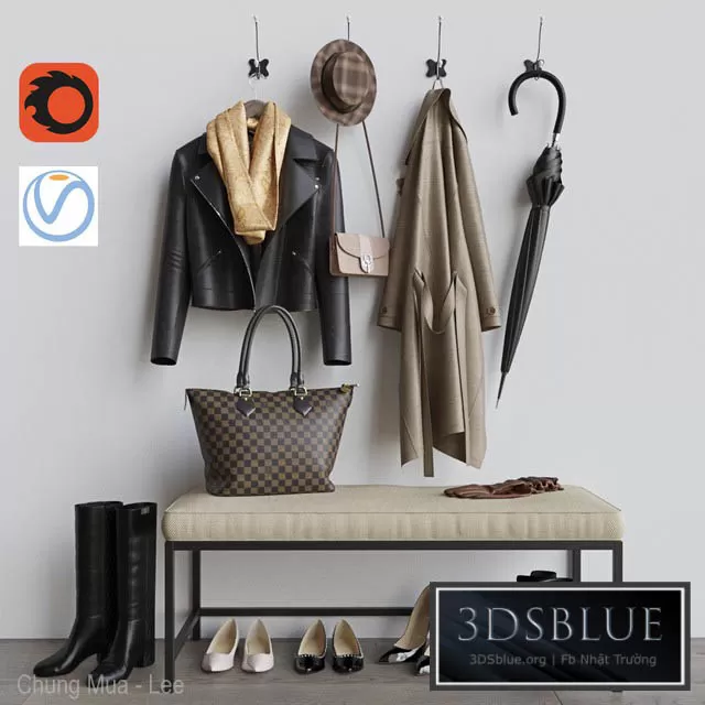 DECORATION – CLOTHES – 3DSKY Models – 2347