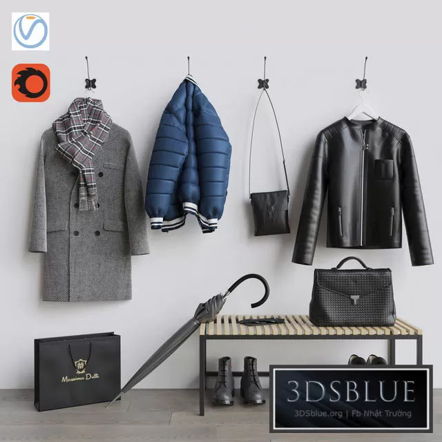 DECORATION – CLOTHES – 3DSKY Models – 2349