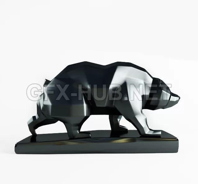 PRO MODELS – Bear sculpture
