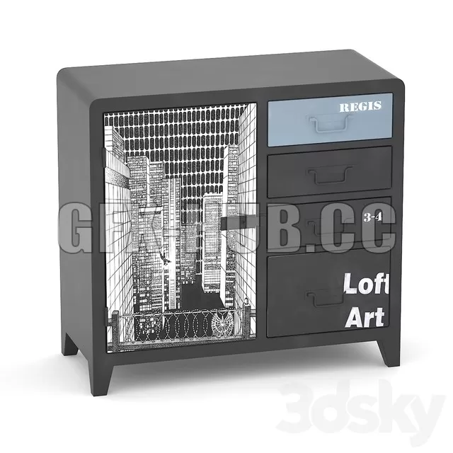PRO MODELS – Black and White locker Loft art