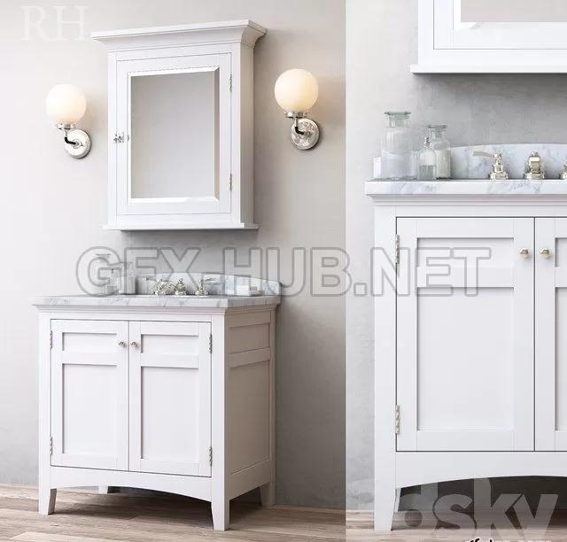 PRO MODELS – CARTWRIGHT SINGLE VANITY