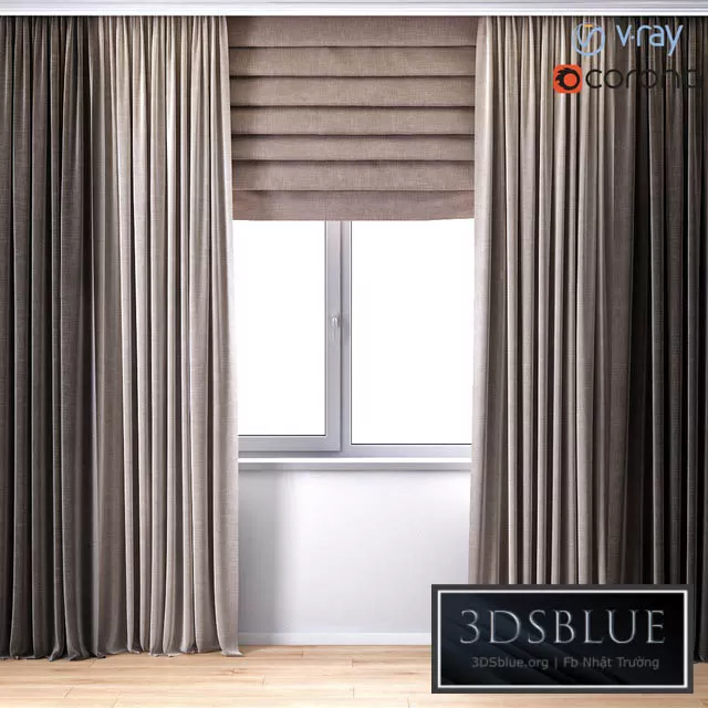 DECORATION – CURTAIN – 3DSKY Models – 2415